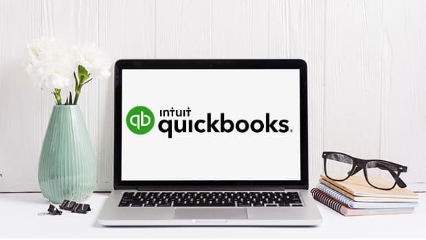 QuickBooks on Laptop