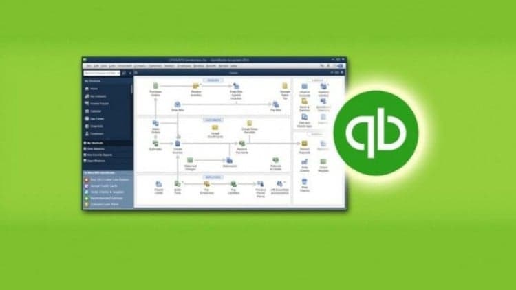 QuickBooks on Laptop